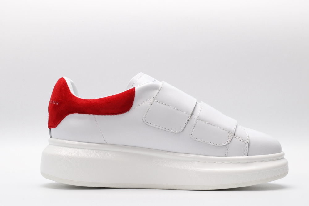 AMQ white&red oversized sneakers