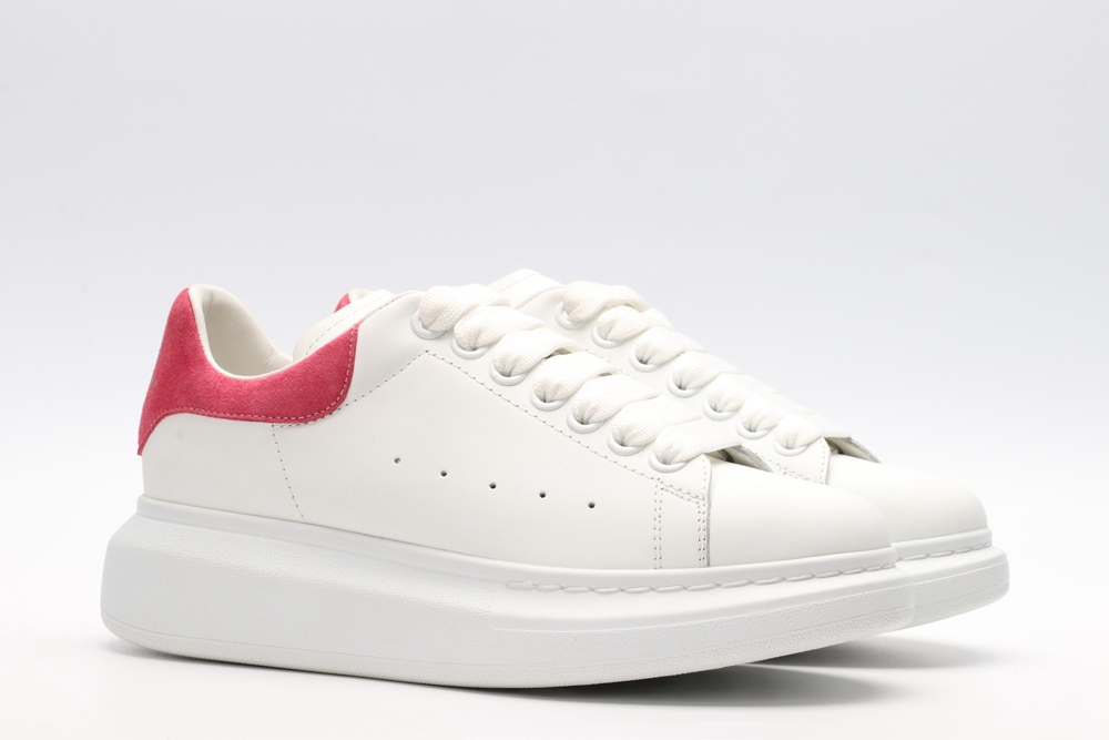 AMQ White & Red Beetle Oversized Sneakers