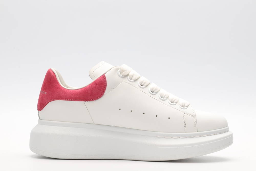 AMQ White & Red Beetle Oversized Sneakers