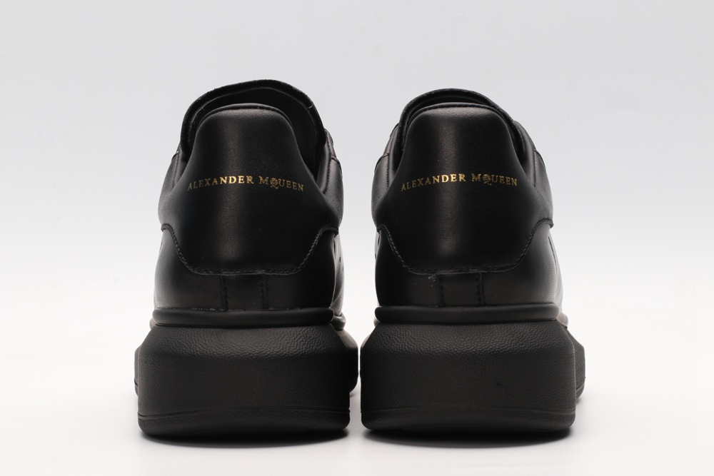 AMQ black oversized sneakers