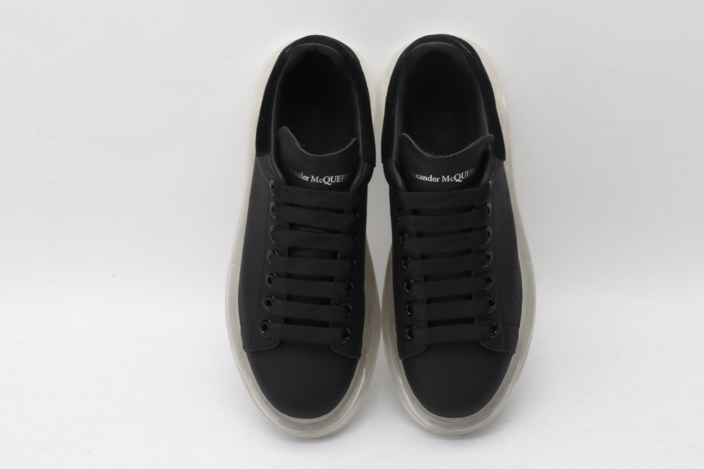 AMQ black oversized sneakers