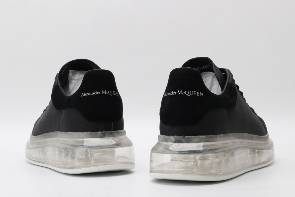 AMQ black oversized sneakers