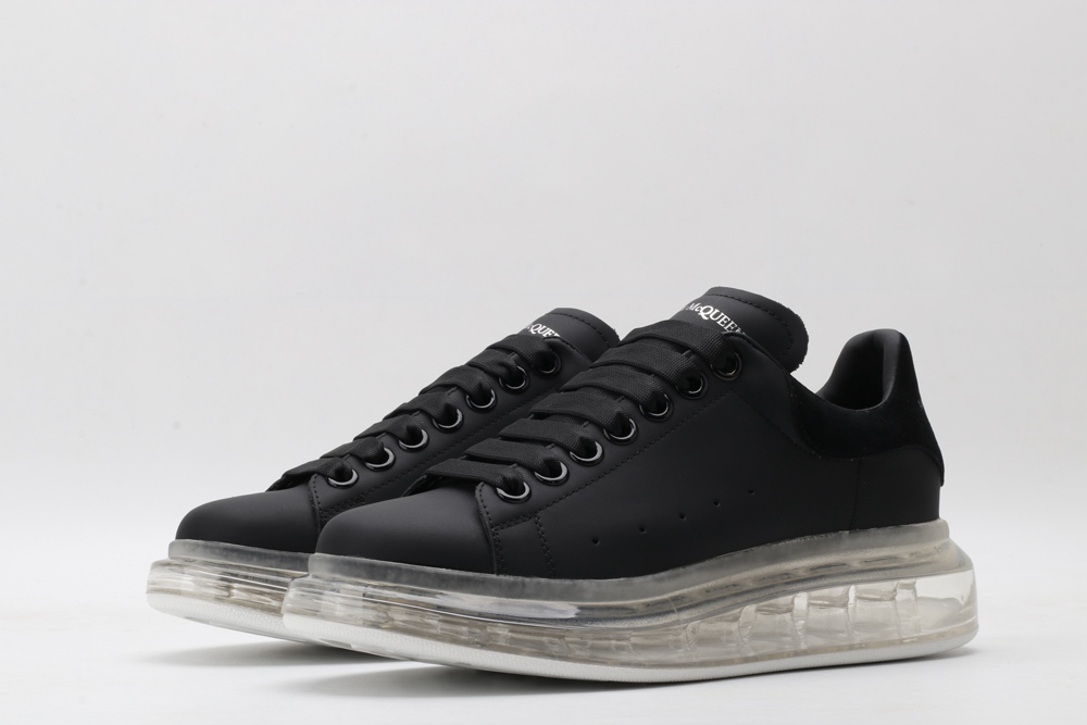 AMQ black oversized sneakers