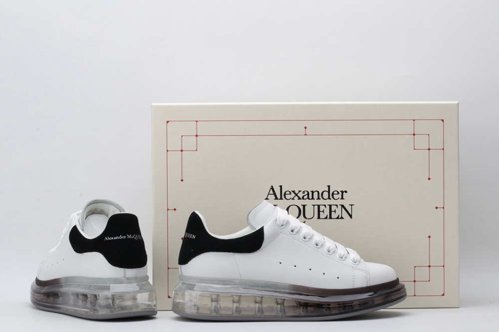 AMQ oversized sneakers with black heel