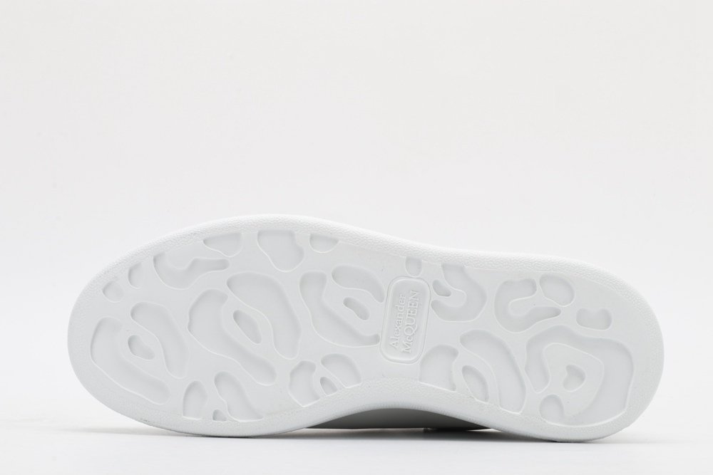 AMQ oversized sneakers with siL*Ver heel