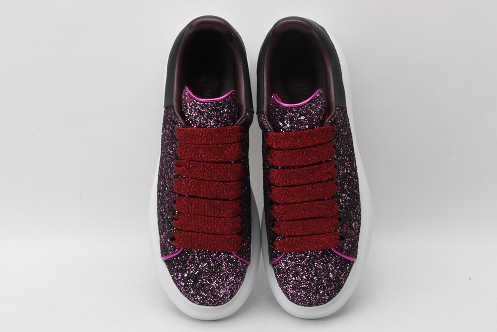 AMQ Multicolor Shell Glitter Oversized Sneaker