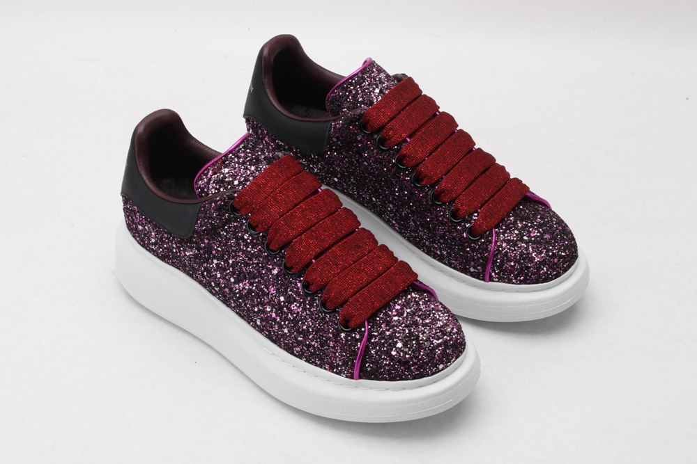 AMQ Multicolor Shell Glitter Oversized Sneaker