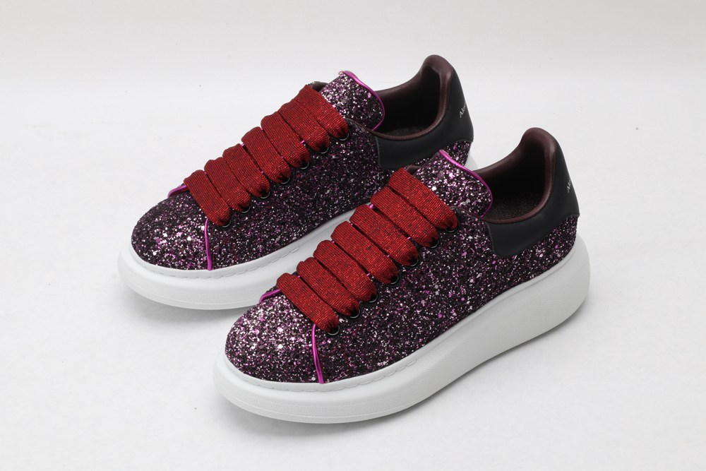 AMQ Multicolor Shell Glitter Oversized Sneaker