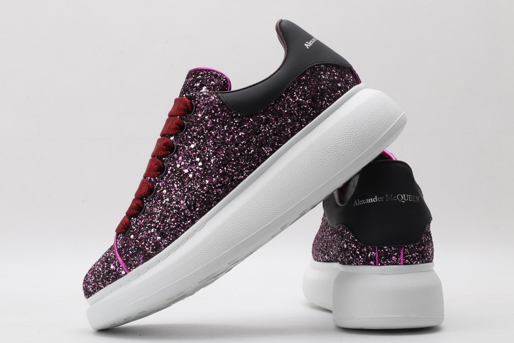 AMQ Multicolor Shell Glitter Oversized Sneaker