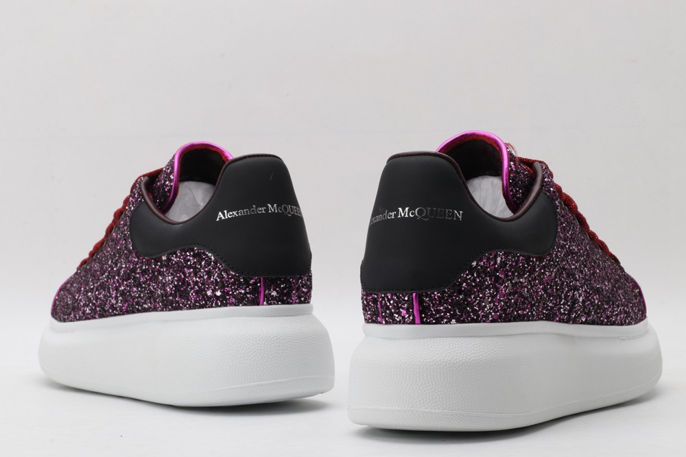 AMQ Multicolor Shell Glitter Oversized Sneaker