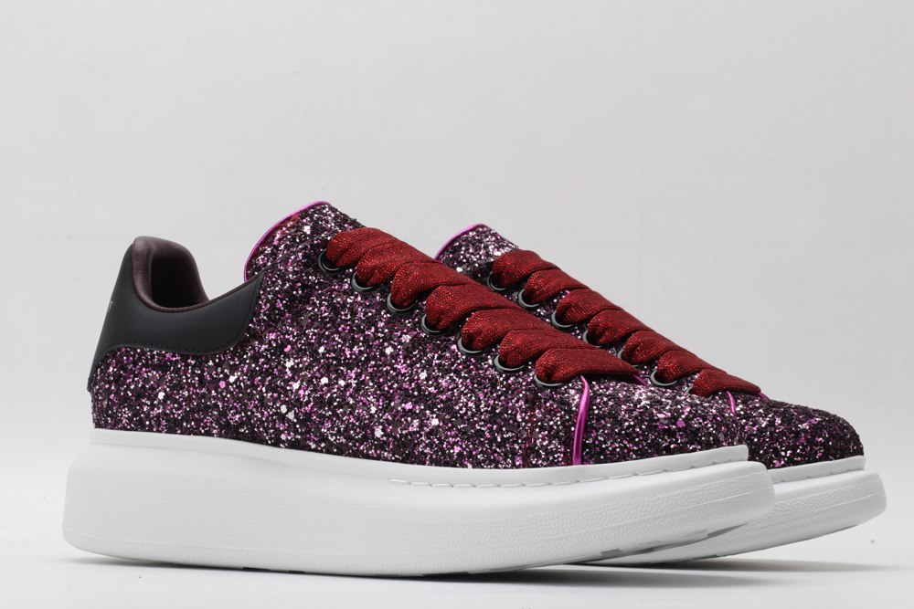 AMQ Multicolor Shell Glitter Oversized Sneaker