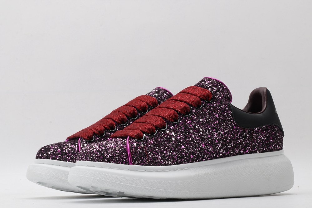 AMQ Multicolor Shell Glitter Oversized Sneaker