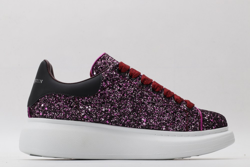 AMQ Multicolor Shell Glitter Oversized Sneaker