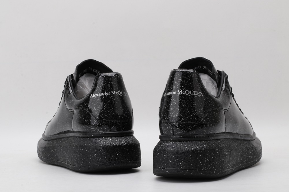 AMQ Oversized glitter sneakers