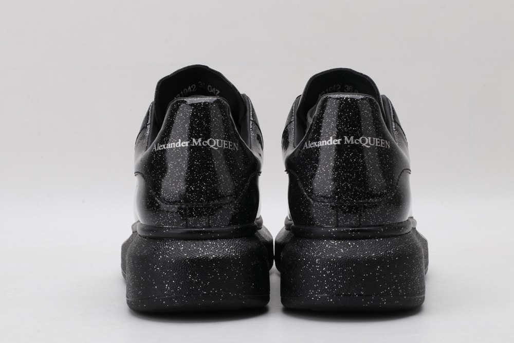 AMQ Oversized glitter sneakers