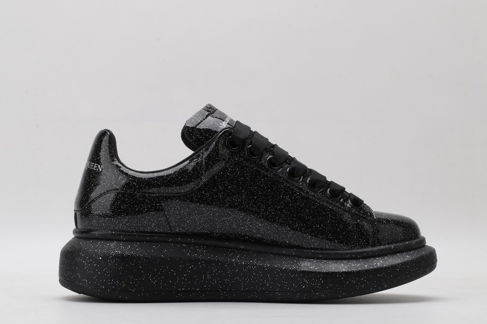 AMQ Oversized glitter sneakers