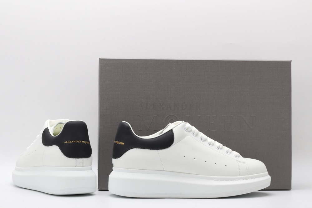 AMQ White oversized sole sneakers