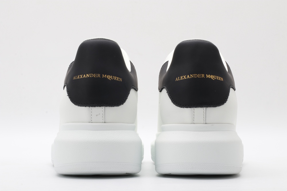 AMQ White oversized sole sneakers