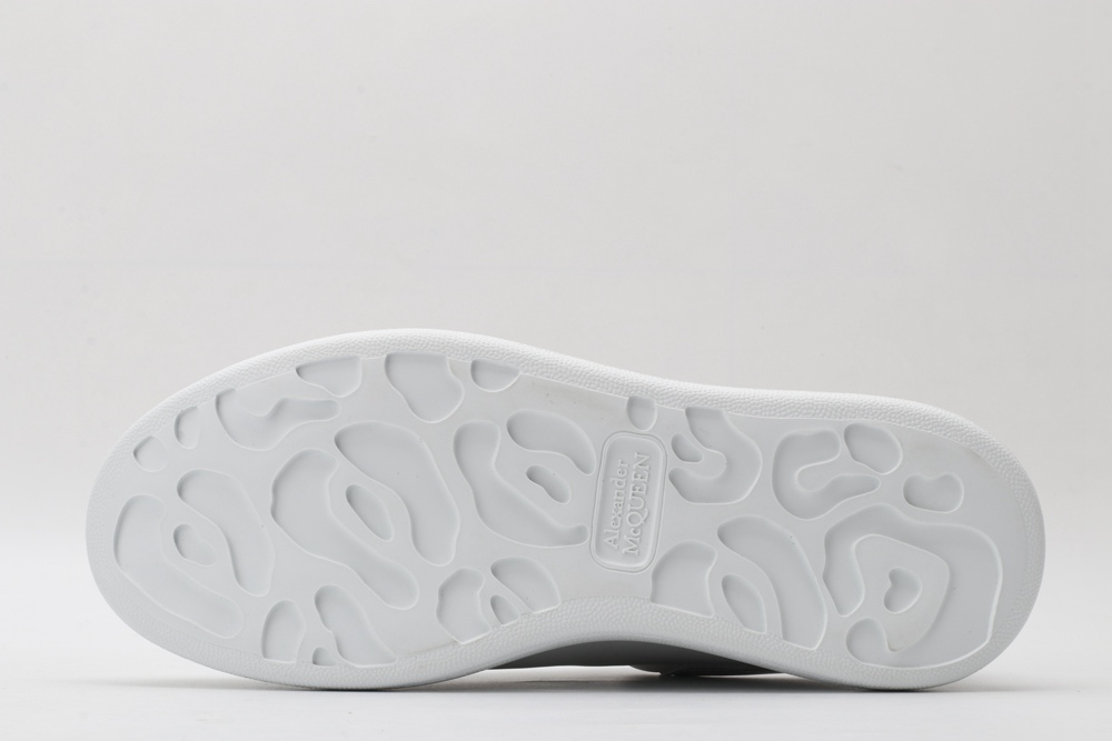 AMQ oversized sneakers with siL*Ver heel