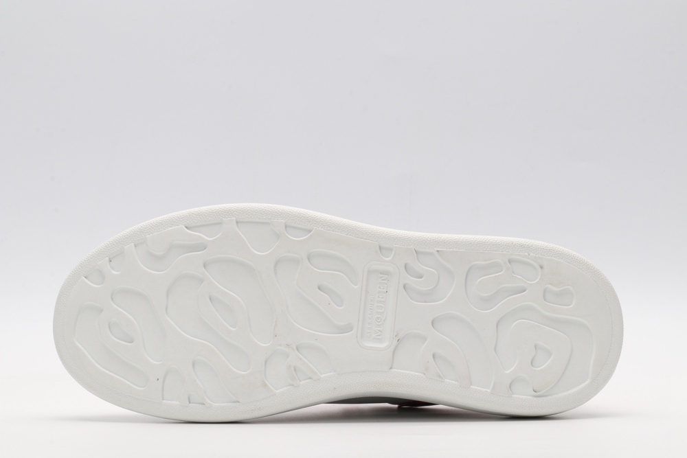 AMQ oversized sneakers with red heel