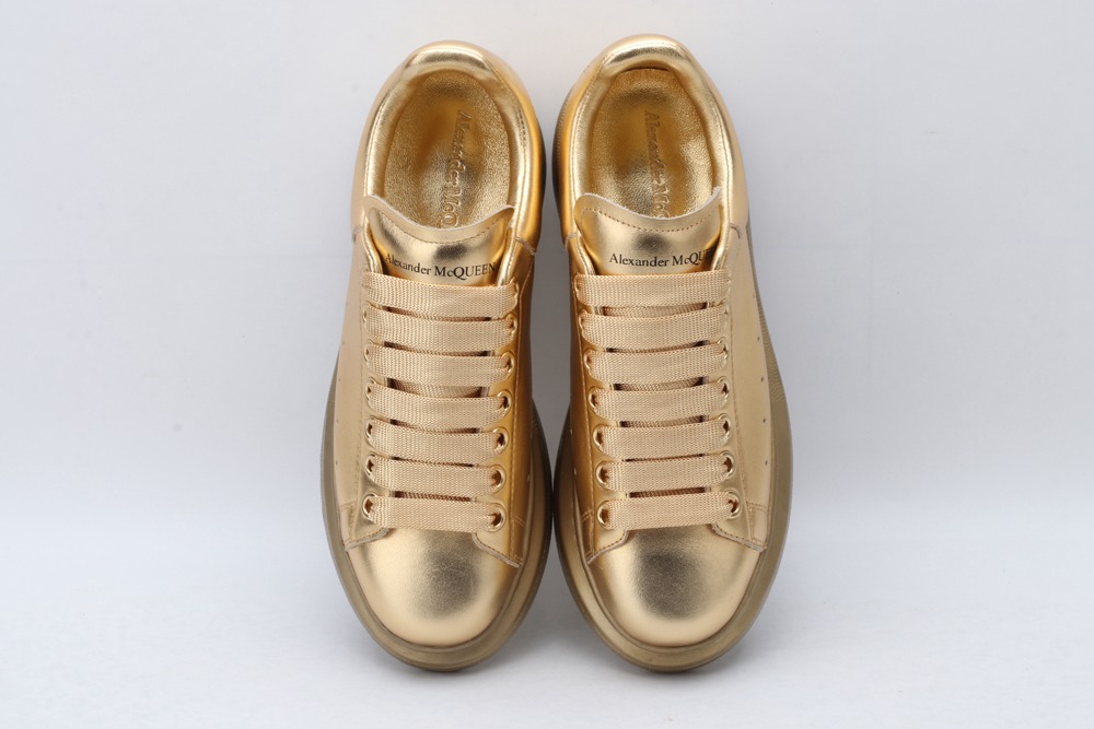 AMQ Gold oversized sneakers