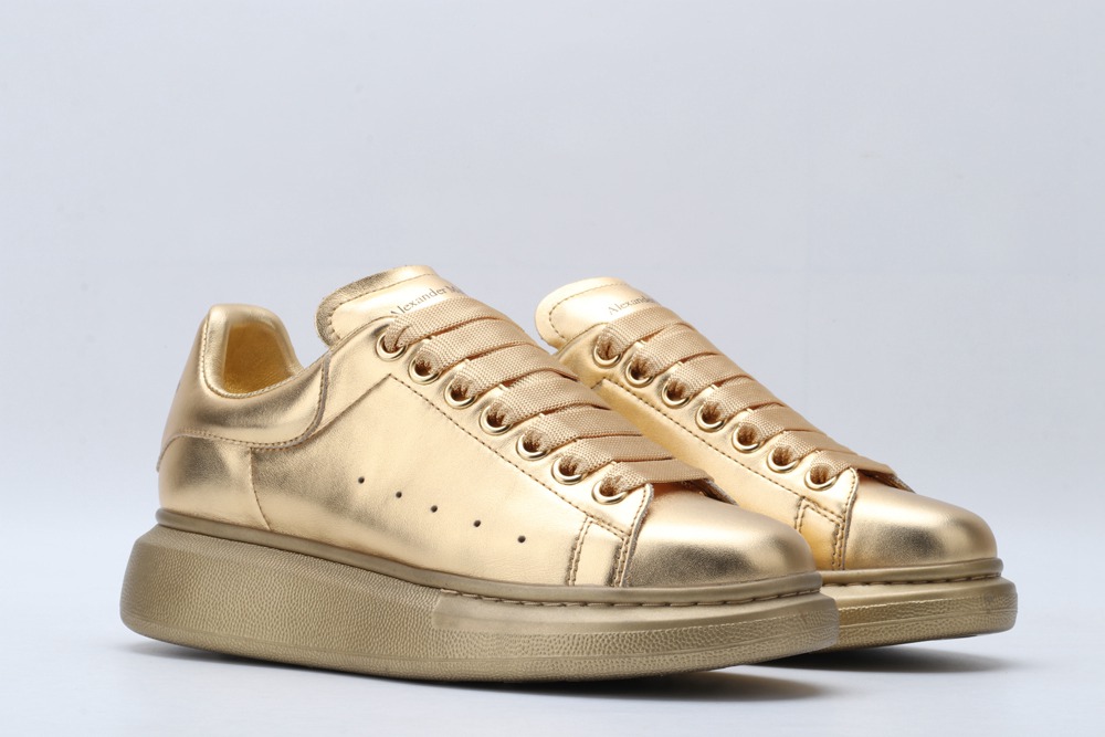 AMQ Gold oversized sneakers