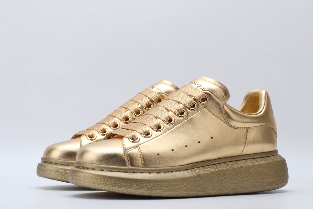 AMQ Gold oversized sneakers