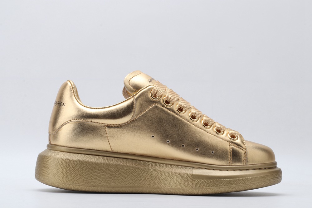 AMQ Gold oversized sneakers