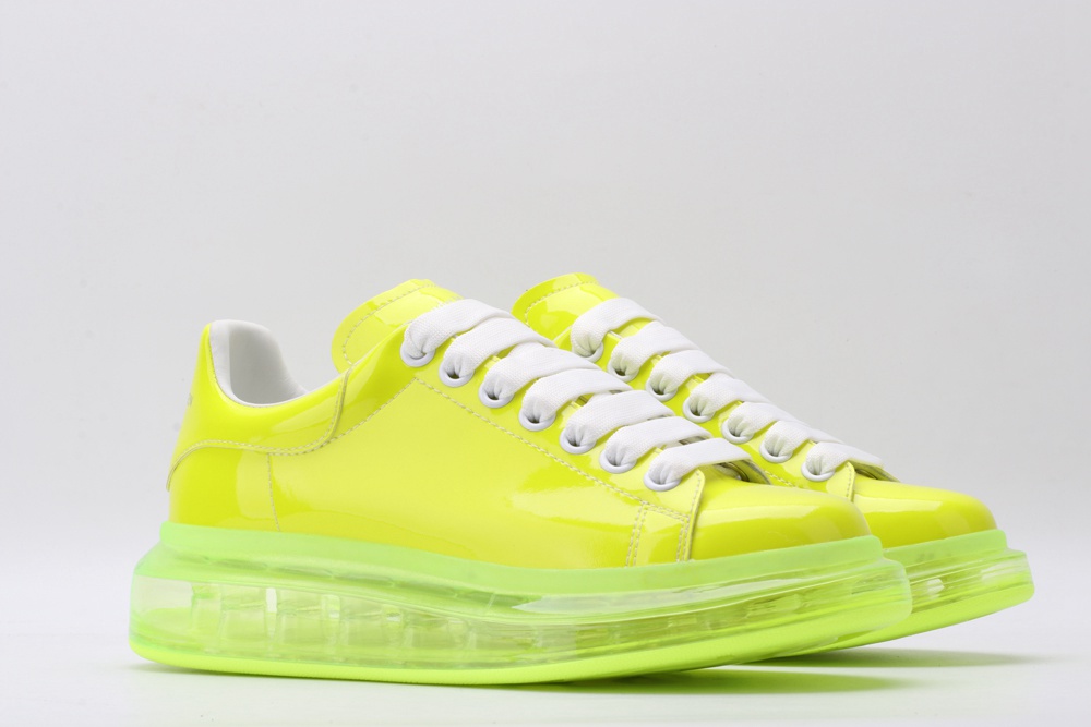 AMQ yellow oversized sneakers