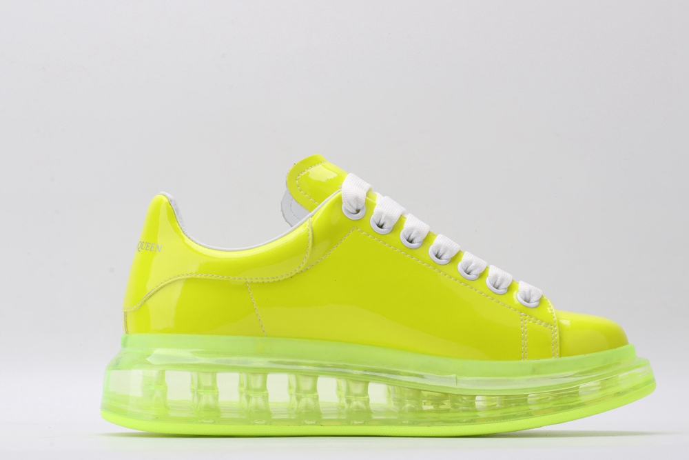 AMQ yellow oversized sneakers
