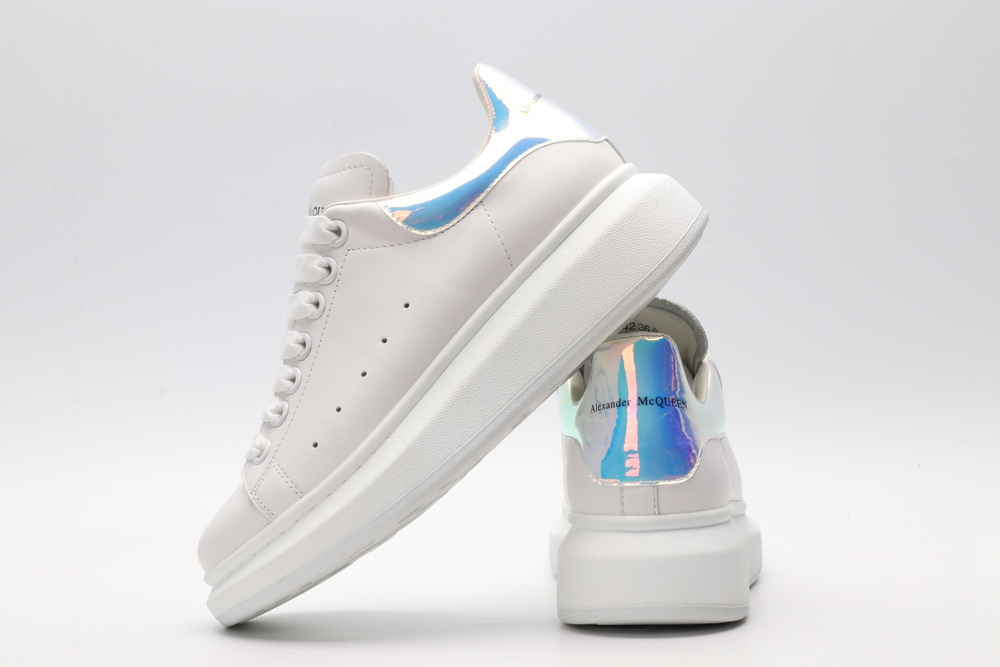 AMQ Oversized Leather Sneakers