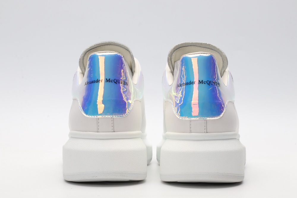 AMQ Oversized Leather Sneakers