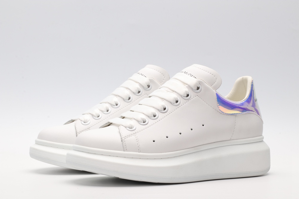 AMQ Oversized Leather Sneakers