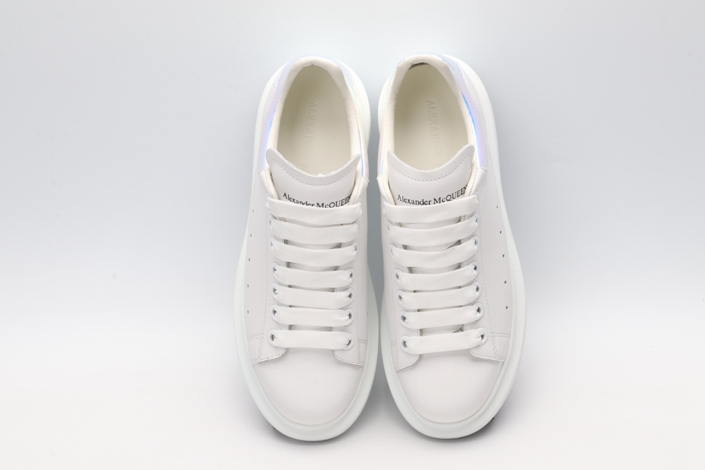 AMQ Oversized Leather Sneakers