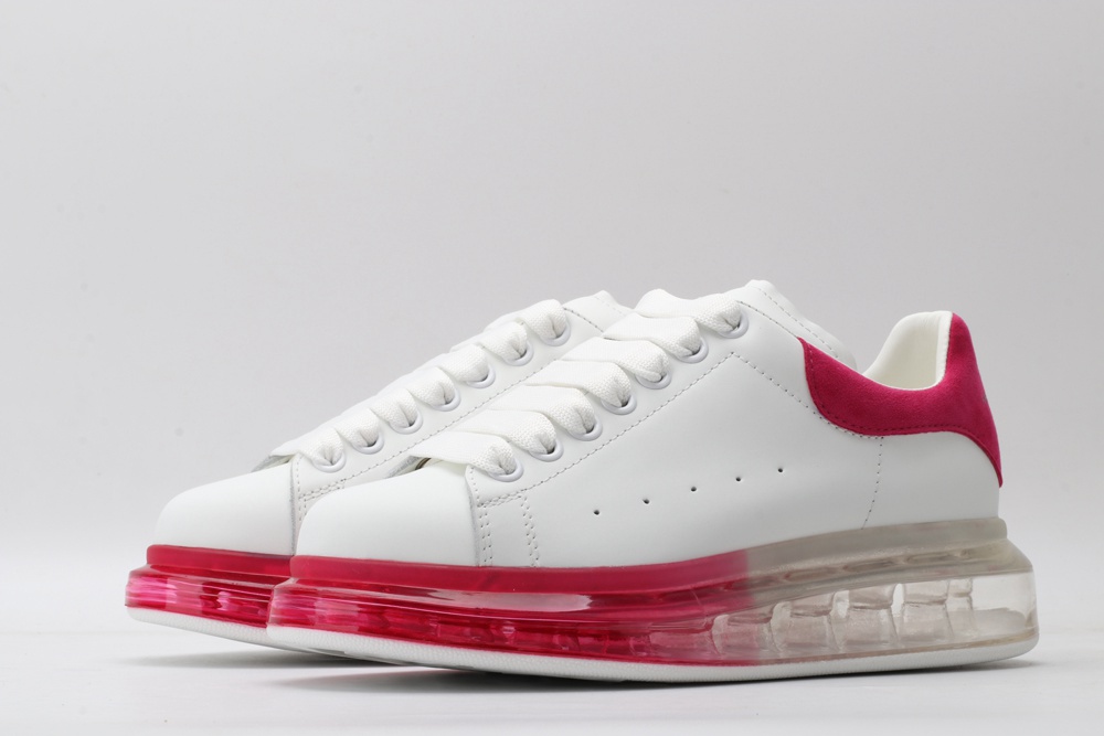 AMQ white & red oversized sneakers