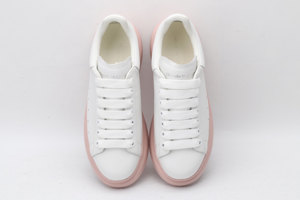 AMQ white&rose oversized sneakers