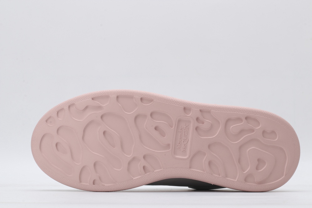 AMQ white&rose oversized sneakers