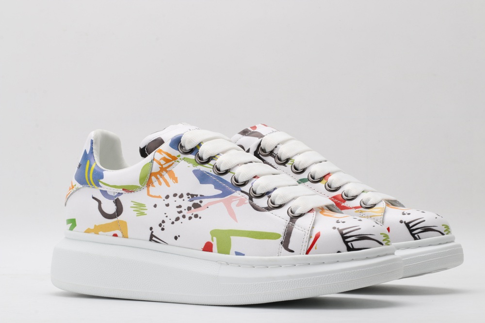 AMQ Leather Sneakers