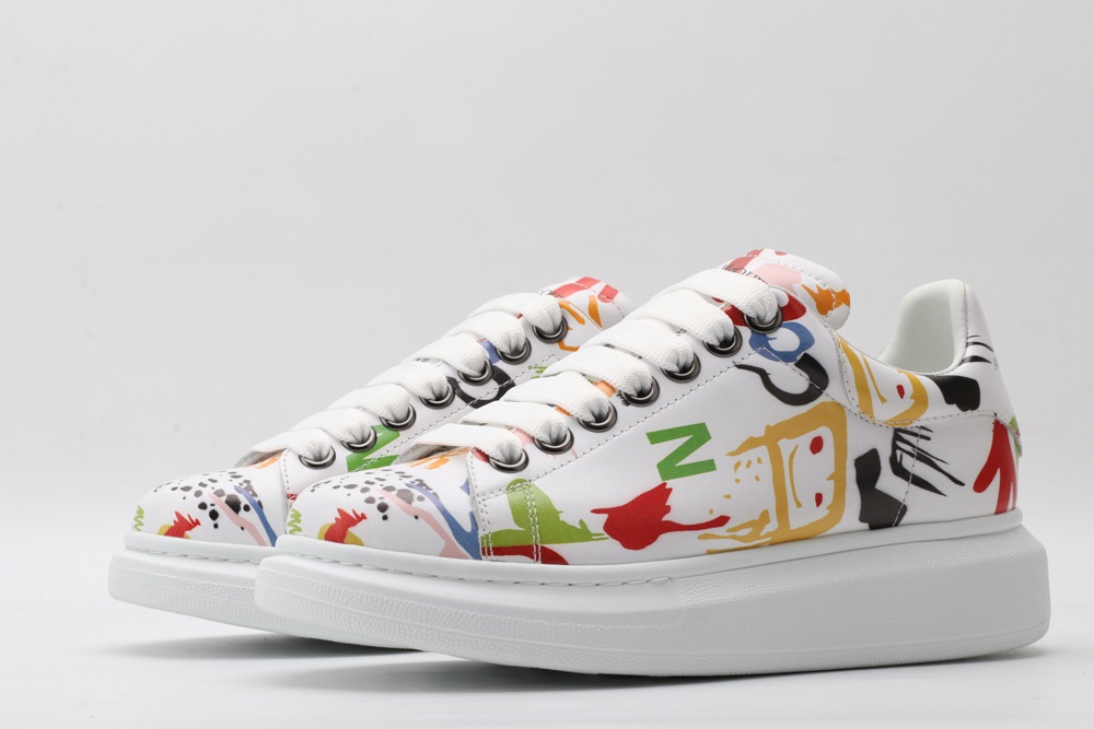 AMQ Leather Sneakers