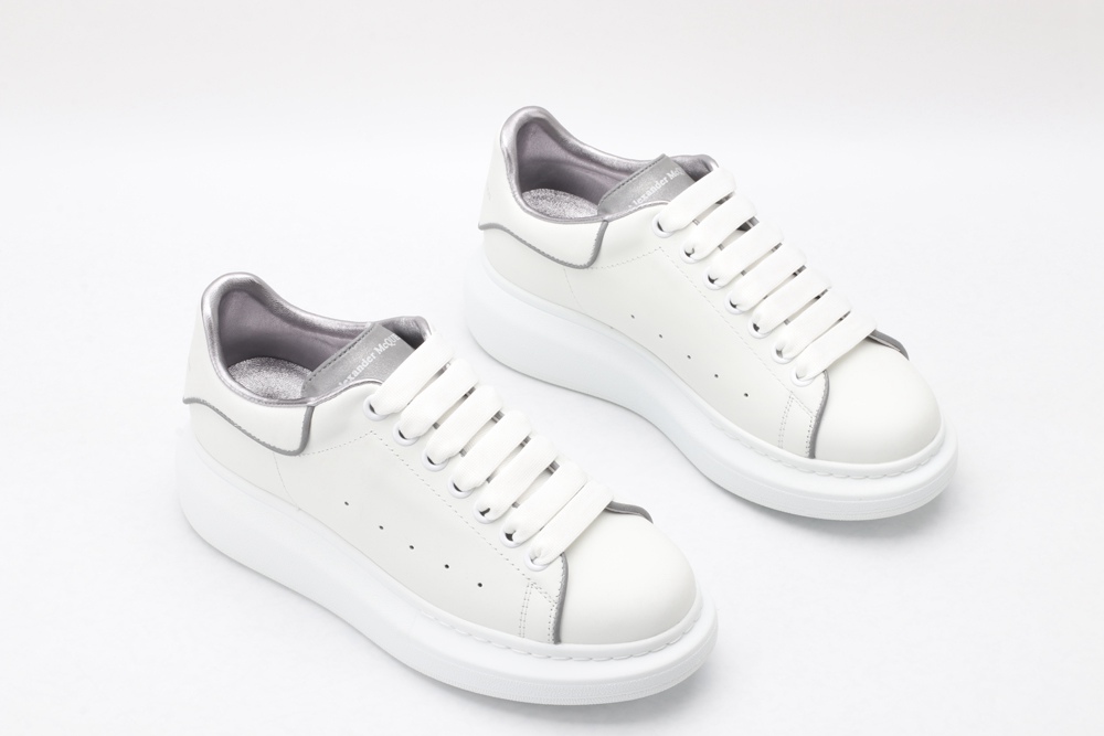 AMQ oversized white sneakers