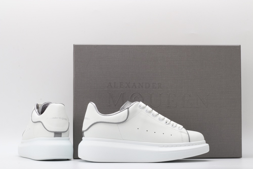 AMQ oversized white sneakers