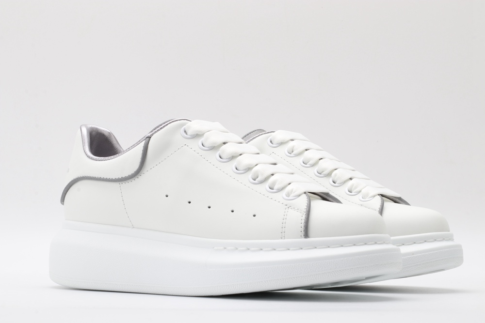 AMQ oversized white sneakers