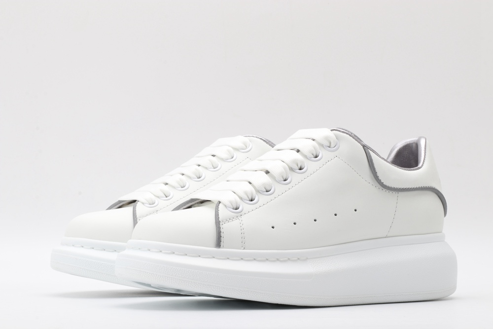 AMQ oversized white sneakers