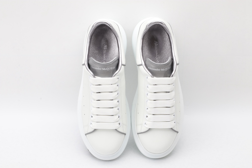 AMQ oversized white sneakers