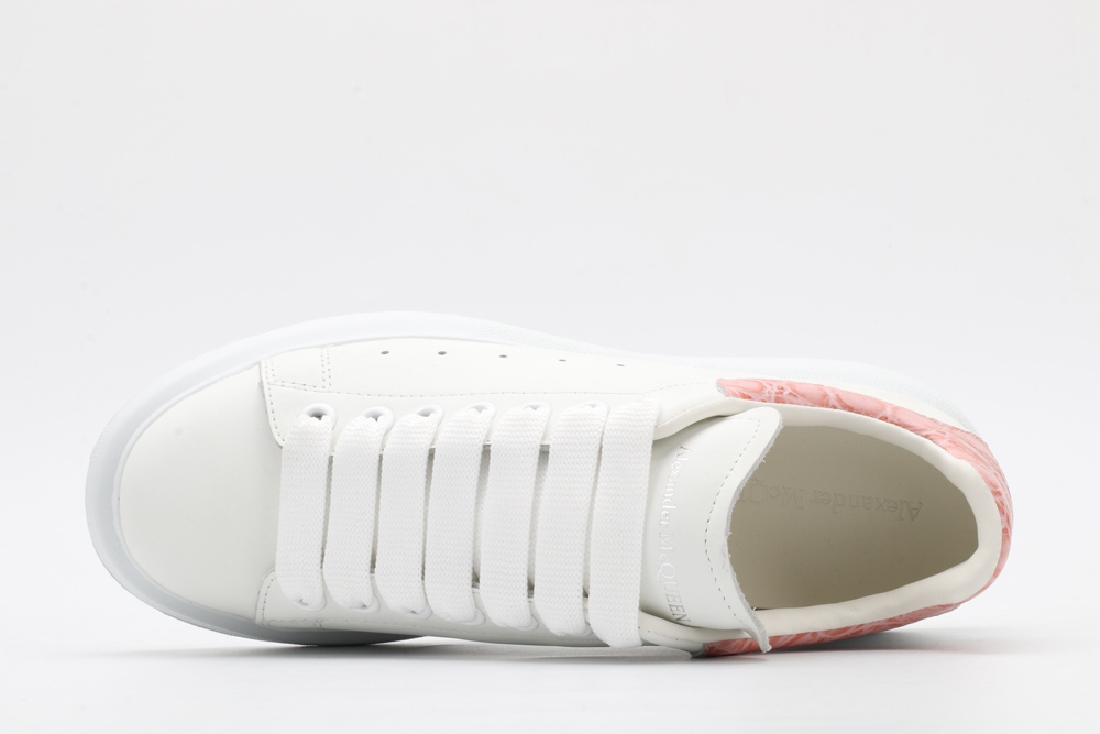 AMQ Leather Platform Sneakers