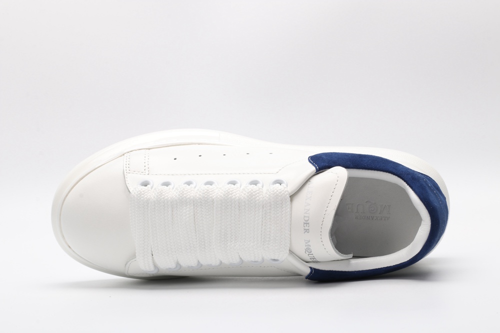 AMQ white&blue oversized sneakers