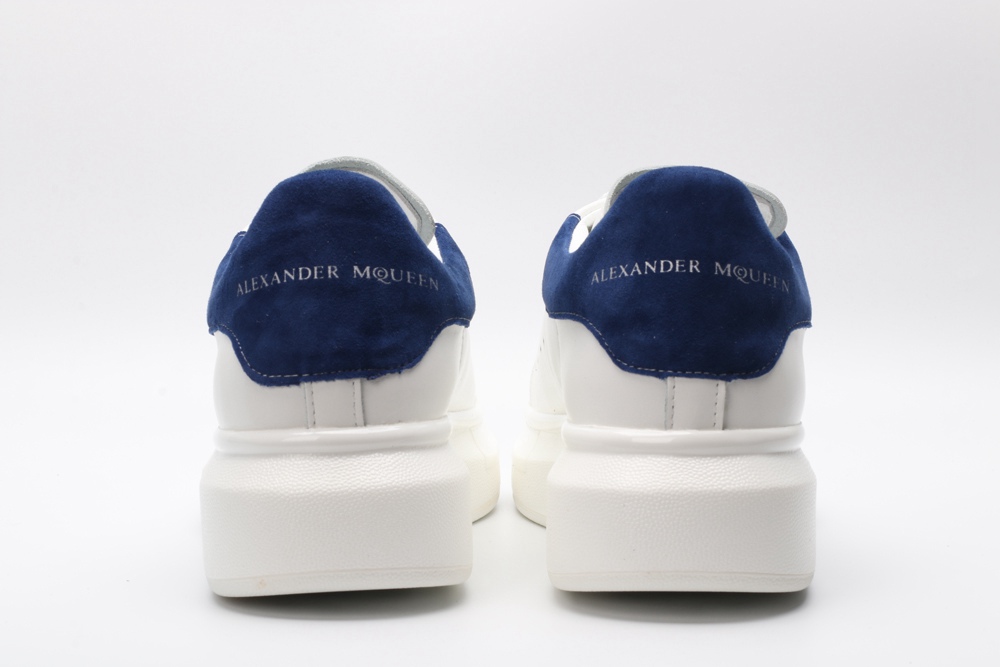 AMQ white&blue oversized sneakers