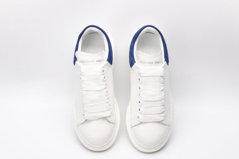 AMQ white&blue oversized sneakers