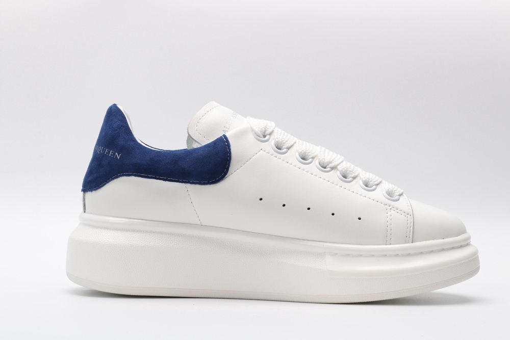 AMQ white&blue oversized sneakers