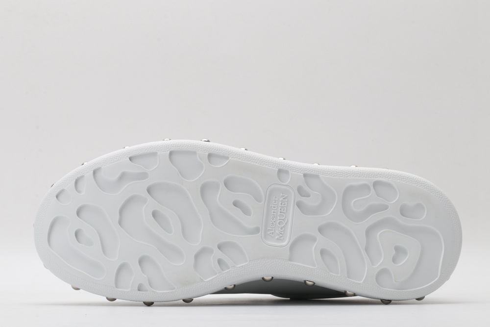 AMQ white oversized sneakers